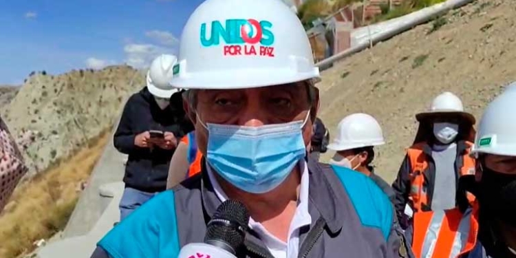 El alcalde de La Paz, Iván Arias