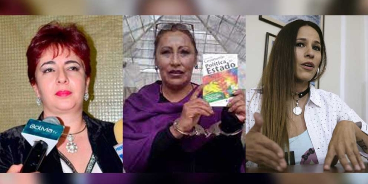 Paola Barriga, Guadalupe Cárdenas y  Melisa Ibarra