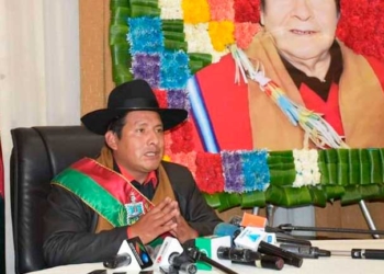 El gobernador de La Paz, Santos Quispe | Foto: RRSS