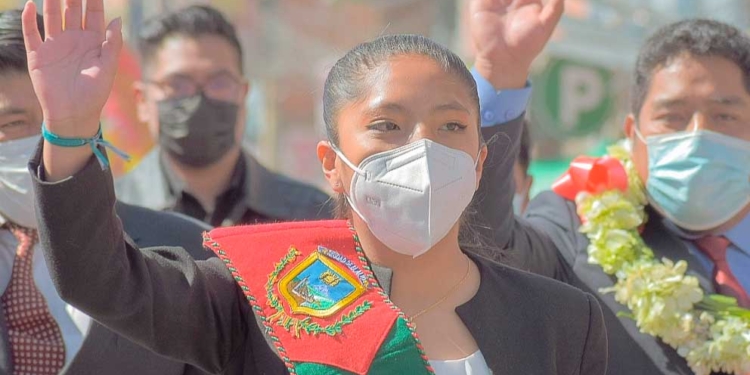La presidente del Concejo Municipal de El Alto, Iris Flores Quispe | Foto: RRSS