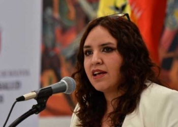 La viceministra de Promoción y Vigilancia Epidemiológica, María Renee Castro