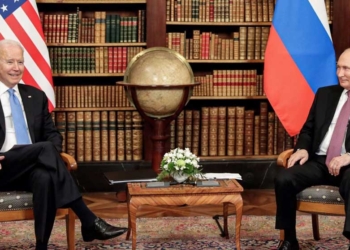 Los presidentes de Estados Unidos y Rusia, Joe Biden y Vladimir Putin, en su reunión en Ginebra. - -/Kremlin/dpa