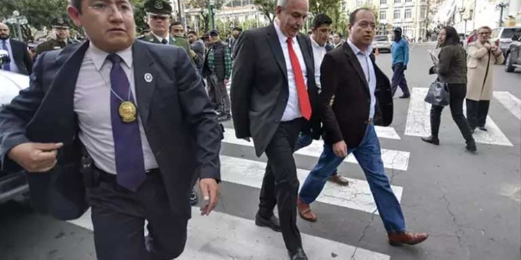 El ministro de Gobierno de Bolivia, Arturo Murillo. - CHRISTIAN LOMBARDI / ZUMA PRESS / CONTACTOPHOTO