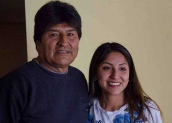 Evo Morales y su hija Evaliz | Foto: RRSS
