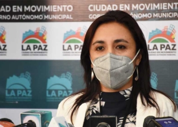 La secretaría municipal de Salud de La Paz, Cecilia Vargas