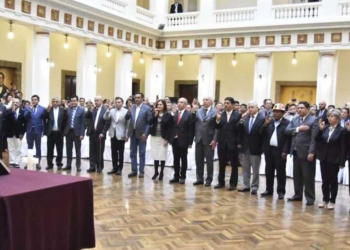 Ministros de Áñez | Foto: RRSS