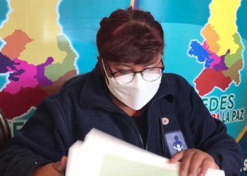 La responsable departamental del Programa Ampliado de Inmunización (PAI), Lic. Peggy Ibañez