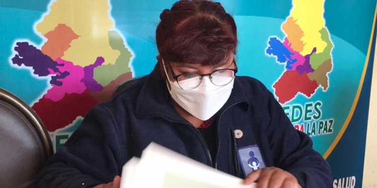 La responsable departamental del Programa Ampliado de Inmunización (PAI), Lic. Peggy Ibañez