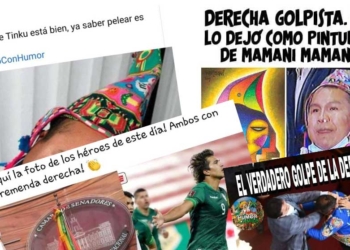 Memes generados de la pelea en el parlamento boliviano
