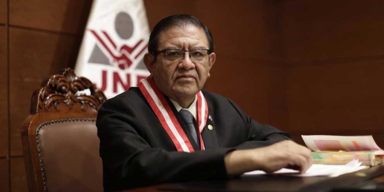El presidente del JNE, Jorge Salas. - EL COMERCIO / ZUMA PRESS / CONTACTOPHOTO - Archivo