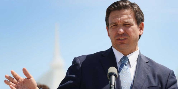Gobernador del estado de Florida, Ron DeSantis. Getty Images