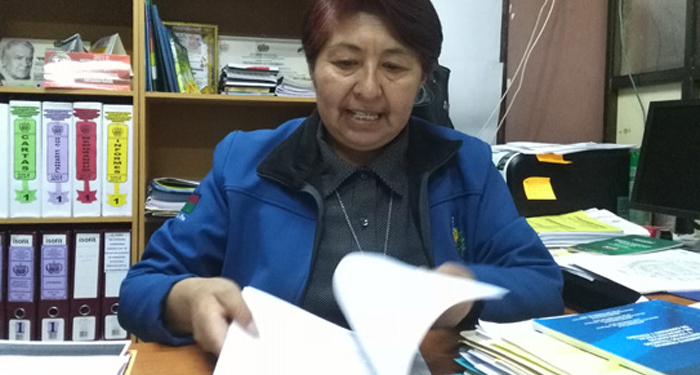 Viceministra de Educación Superior, Aurea Balderrama. Foto Archivo Erbol