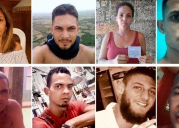 Varios cubanos detenidos tras las protestas del 11J (Fotos: Cubanos Desaparecidos)