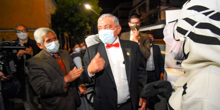 El alcalde de La Paz, Iván Arias