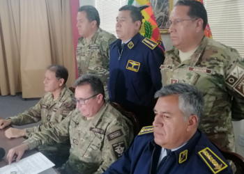 Terceros estaba arriba de Kaliman cuando se leyó el comunicado del 10 de noviembre de 2019. | Foto: Erbol