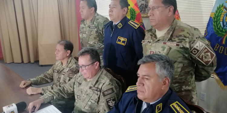 Terceros estaba arriba de Kaliman cuando se leyó el comunicado del 10 de noviembre de 2019. | Foto: Erbol
