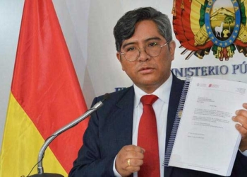 El secretario general de la Fiscalía General del Estado, Edwin Quispe