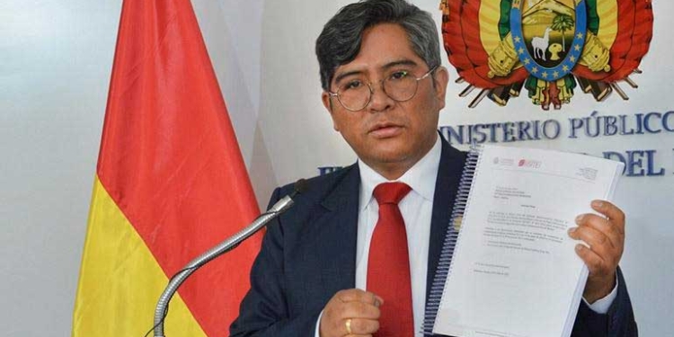 El secretario general de la Fiscalía General del Estado, Edwin Quispe