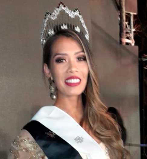 Diana Cuéllar es Miss La Paz, la estudiante de Gastronomía y Hotelería
