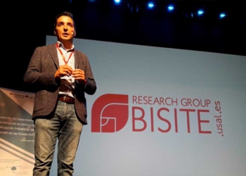 Juan Manuel Corchado, en un evento del Grupo BISITE. Foto: Juan Manuel Corchado