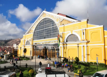 Terminal de Buses de La Paz.