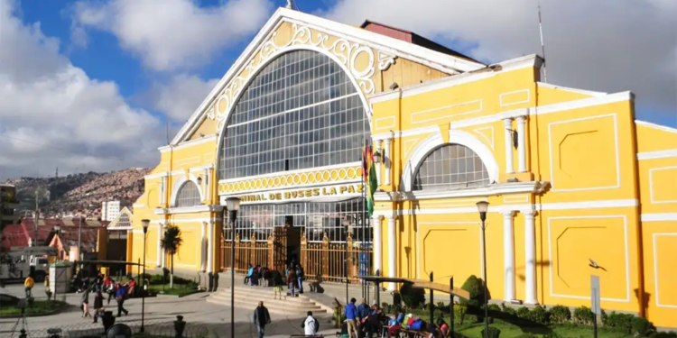 Terminal de Buses de La Paz.