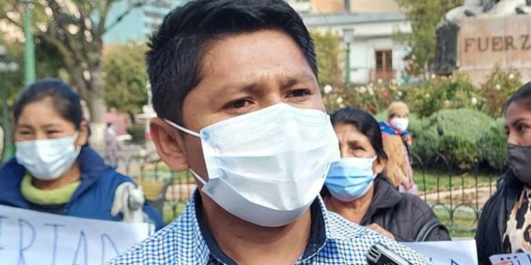 Dirigente de Adepcoca, Armin LLuta | Foto: Erbol