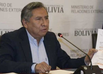 El canciller de Bolivia, Rogelio Mayta