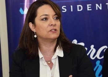 La gerente general del canal estatal Bolivia Tv, Rocio Molina Travesí | Foto: RRSS