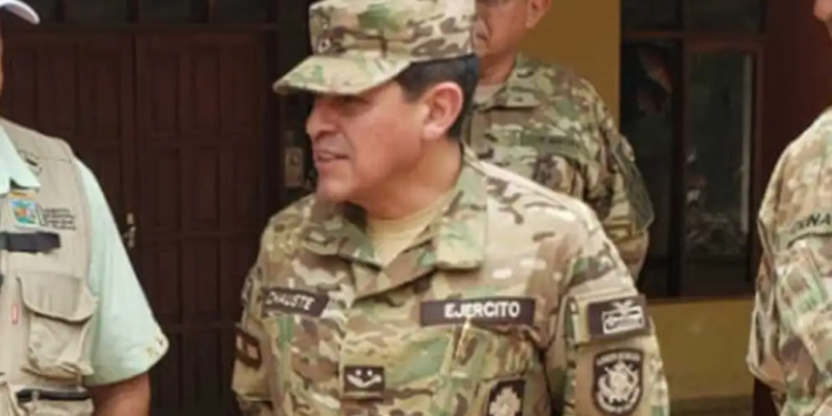 El excomandante del Ejército, general Iván Inchauste Rioja. Foto: Erbol