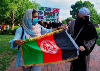 Marcha de afganos frente a la Casa Blanca para denunciar la toma de los talibán del país - Sue Dorfman/ZUMA Press Wire/dpa