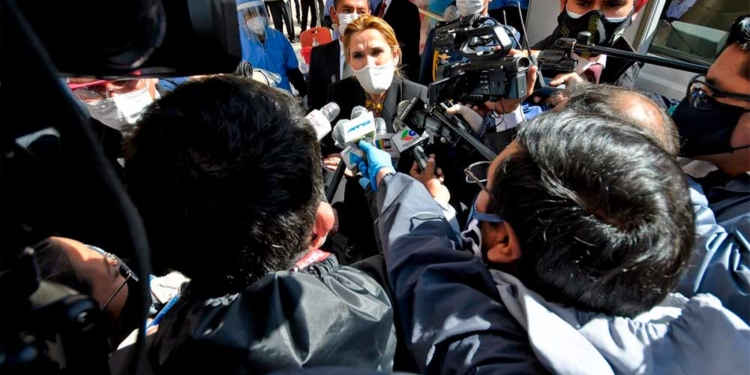 La expresidente interina de Bolivia Jeanine Áñez - CHRISTIAN LOMBARDI / ZUMA PRESS / CONTACTOPHOTO