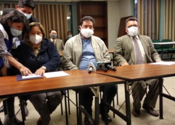 Representantes de Comité Departamental de Vacunación de La Paz