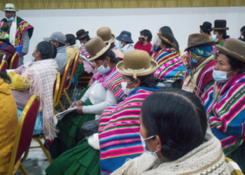 Foro de poblaciones del altiplano organizado por CIPCA. FOTO. ANF