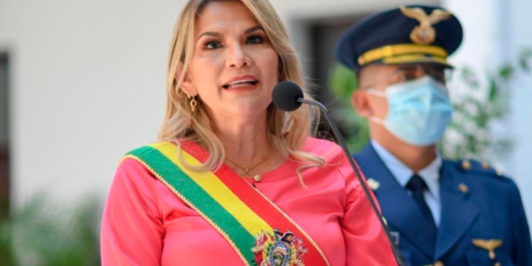 La expresidenta interina de Bolivia, Jeanine Áñez. Reuters