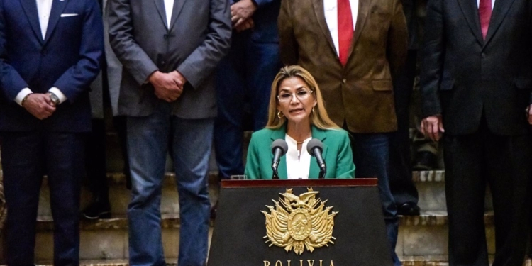 La expresidenta de Bolivia Jeanine Áñez.
POLITICA 
CHRISTIAN LOMBARDI / ZUMA PRESS / CONTACTOPHOTO