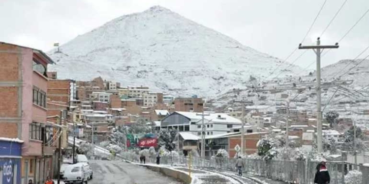 Potosí, Oruro y La Paz con nevadas