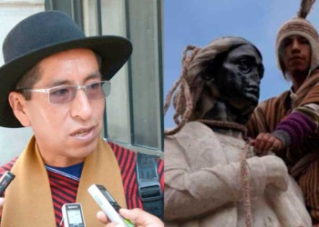 Ex magistrado Cusi anuncia defensa legal a los 'activistas' que intentaron tumbar la estatua de Colón