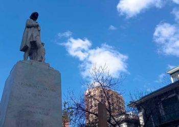 Estatua contempla los días de los paceños en El Prado desde 1926 / VISOR BOLIVIA
