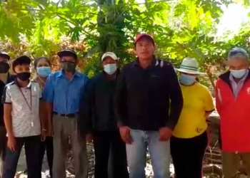 El presidente de la Comisión en Defensa de las Tierras Chiquitanas, Marcos Tomicha
