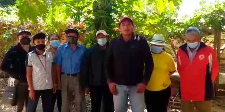 El presidente de la Comisión en Defensa de las Tierras Chiquitanas, Marcos Tomicha