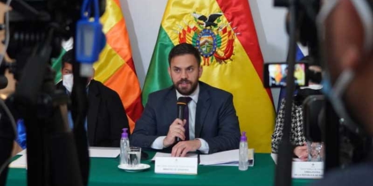 El ministro de Gobierno, Eduardo Del Castillo