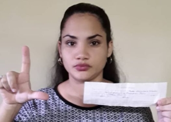 Haydée Hidalgo, activista de la UNPACU (Foto: Cortesía Cubanet)
