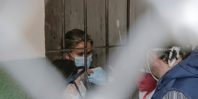 Expresidenta de Bolivia recluida en el Penal de Miraflores La Paz