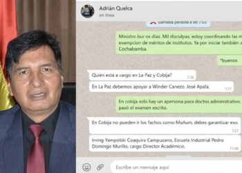 Chat entre el Ministro de Educación y Agustín Tarifa