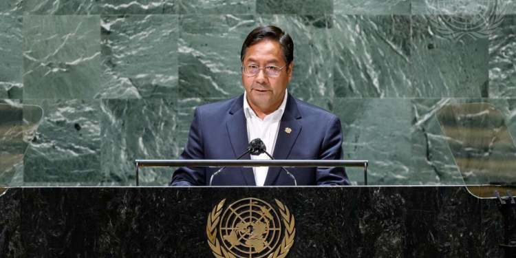 Luis Arce en la ONU