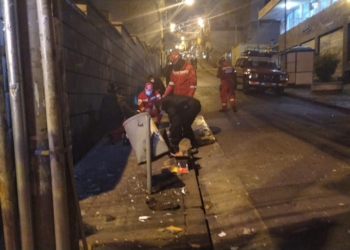Garage de la Alcaldía de la ciudad de La Paz que esta ubicada en la calle Colón y Mercado