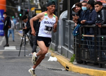 El atleta boliviano Héctor Garibay. Foto: Infobae