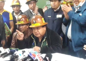 Se pronunciaron en conferencia de prensa. Foto captura: Radio Fedecomín.