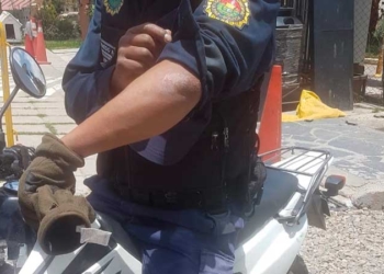 Guardia municipal fue agredido por masistas